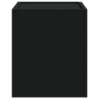 Comodino a Muro Nero 45x30x35 cm