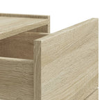 Comodino a Muro Rovere Sonoma 45x30x35 cm