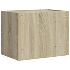 Comodini a Muro 2 pz Rovere Sonoma 45x30x35 cm