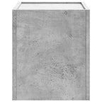 Comodini a Muro 2 pz Grigio Cemento 45x30x35 cm