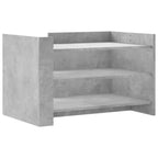 Tavolino Salotto Grigio Cemento 80x50x50 cm Legno Multistrato
