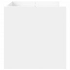 Tavolino da Salotto Bianco 100x50x50 cm in Legno Multistrato