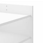 Tavolino da Salotto Bianco 100x50x50 cm in Legno Multistrato