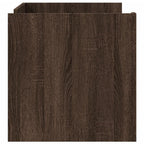 Tavolino Salotto Rovere Marrone 100x50x50 cm Legno Multistrato