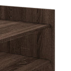 Tavolino Salotto Rovere Marrone 100x50x50 cm Legno Multistrato