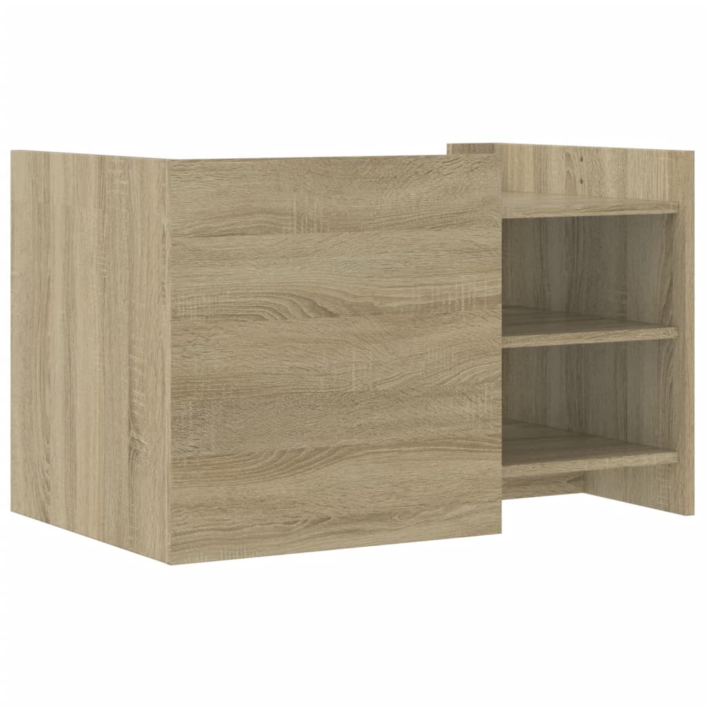 Tavolino da Salotto Rovere Sonoma 80x50x50 cm Legno Multistrato