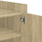 Tavolino da Salotto Rovere Sonoma 80x50x50 cm Legno Multistrato