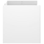 Tavolino da Salotto Bianco 100x50x50 cm in Legno Multistrato