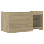 Tavolino Salotto Rovere Sonoma 100x50x50cm in Legno Multistrato