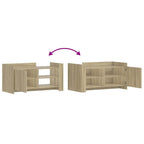 Tavolino Salotto Rovere Sonoma 100x50x50cm in Legno Multistrato