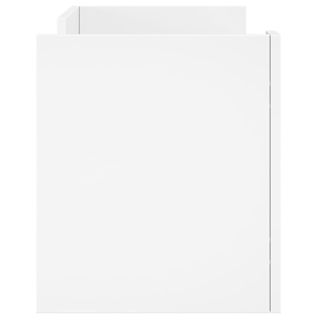Mobile Porta TV Bianco 80x35x40 cm in Legno Multistrato