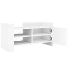 Mobile Porta TV Bianco 80x35x40 cm in Legno Multistrato