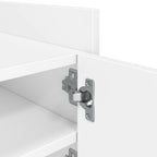 Mobile Porta TV Bianco 80x35x40 cm in Legno Multistrato