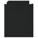 Mobile Porta TV Nero 80x35x40 cm in Legno Multistrato