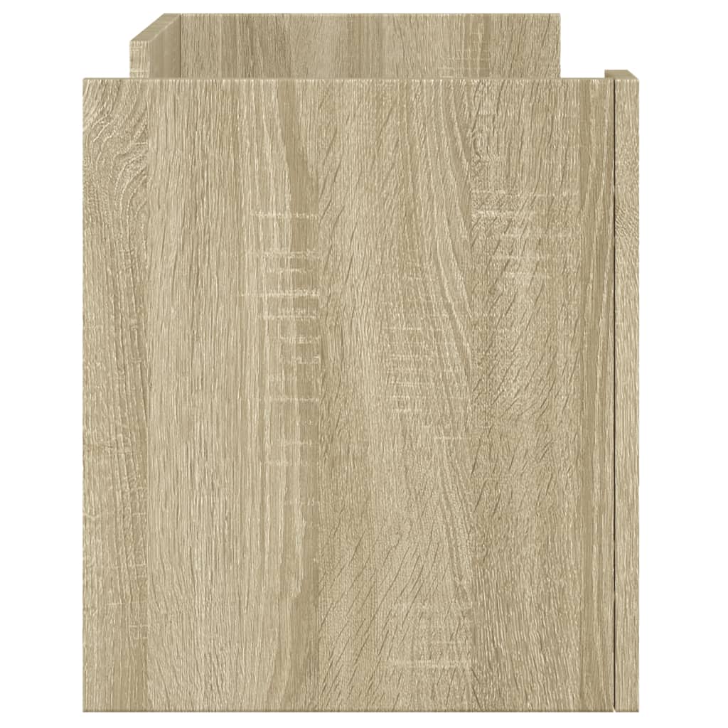 Mobile Porta TV Rovere Sonoma 80x35x40 cm in Legno Multistrato