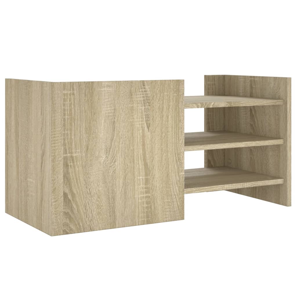 Mobile Porta TV Rovere Sonoma 80x35x40 cm in Legno Multistrato
