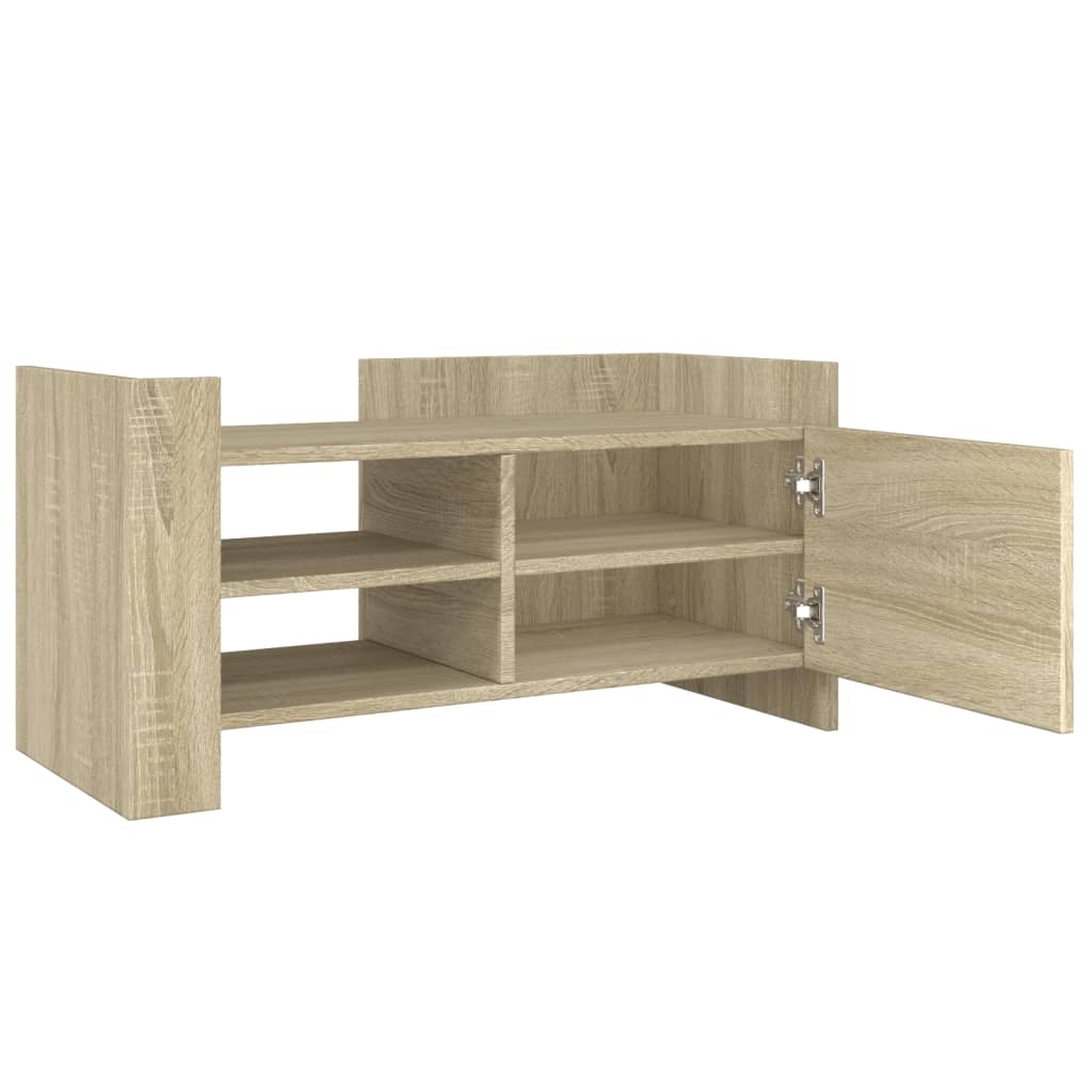 Mobile Porta TV Rovere Sonoma 80x35x40 cm in Legno Multistrato