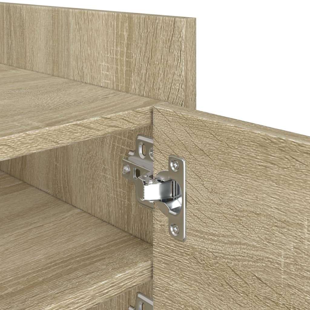 Mobile Porta TV Rovere Sonoma 80x35x40 cm in Legno Multistrato