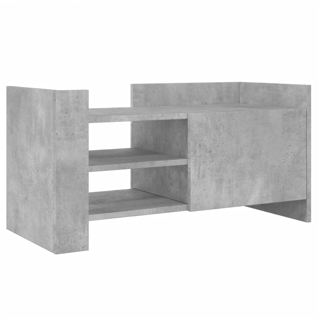 Mobile per TV Grigio Cemento 80x35x40 cm Legno Multistrato