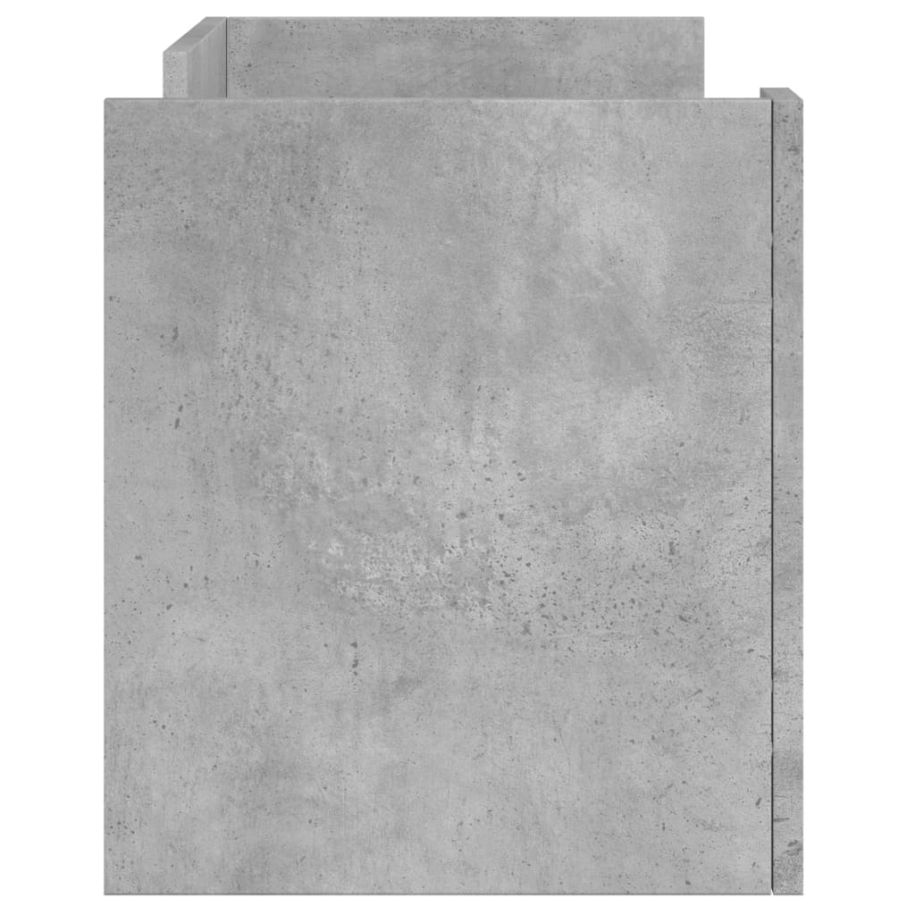 Mobile per TV Grigio Cemento 80x35x40 cm Legno Multistrato