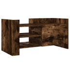 Mobile Porta TV Rovere Fumo 80x35x40 cm in Legno Multistrato