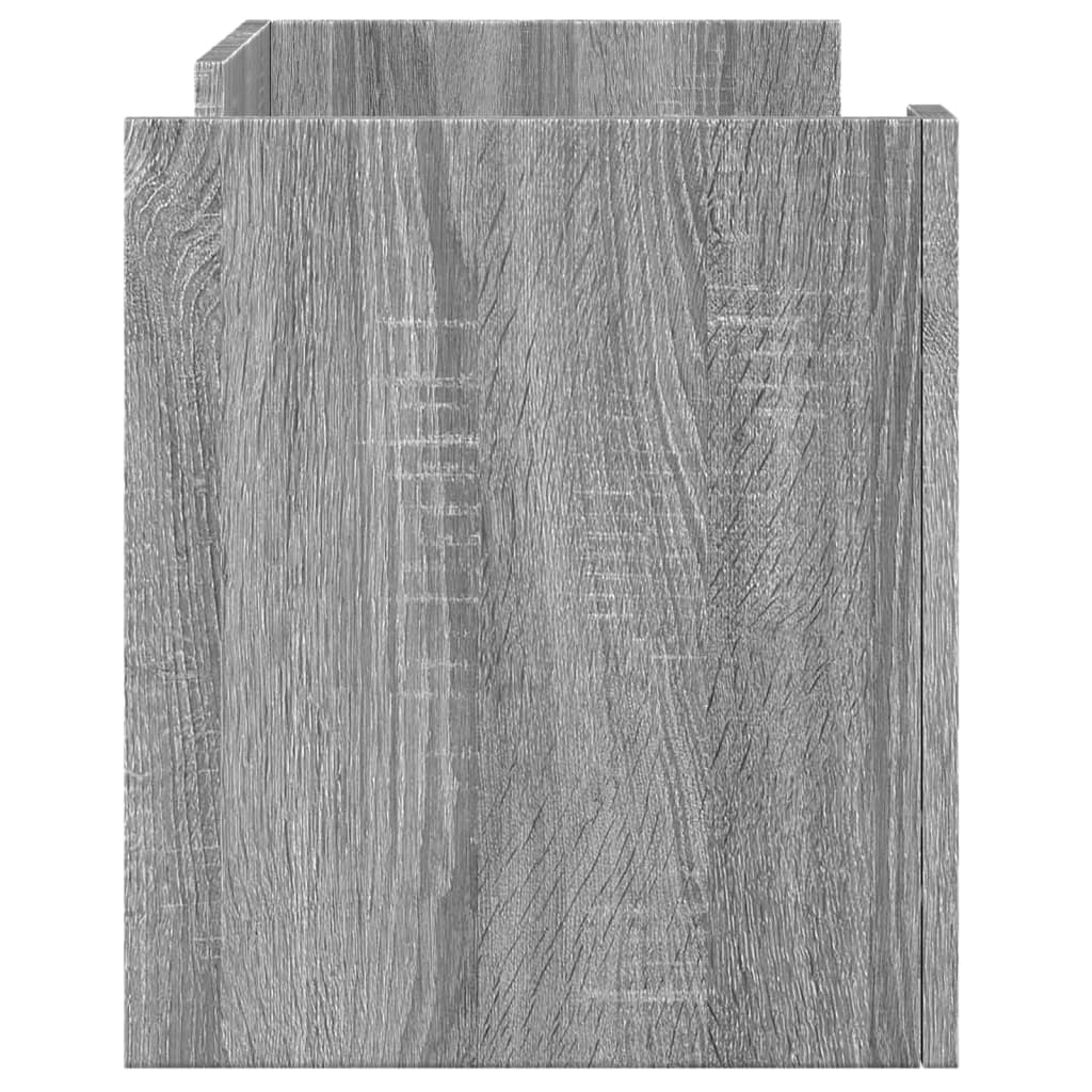 Mobile Porta TV Grigio Sonoma 80x35x40 cm in Legno Multistrato