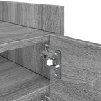 Mobile Porta TV Grigio Sonoma 80x35x40 cm in Legno Multistrato