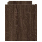 Mobile Porta TV Rovere Marrone 80x35x40 cm in Legno Multistrato