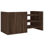Mobile Porta TV Rovere Marrone 80x35x40 cm in Legno Multistrato