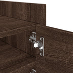 Mobile Porta TV Rovere Marrone 80x35x40 cm in Legno Multistrato
