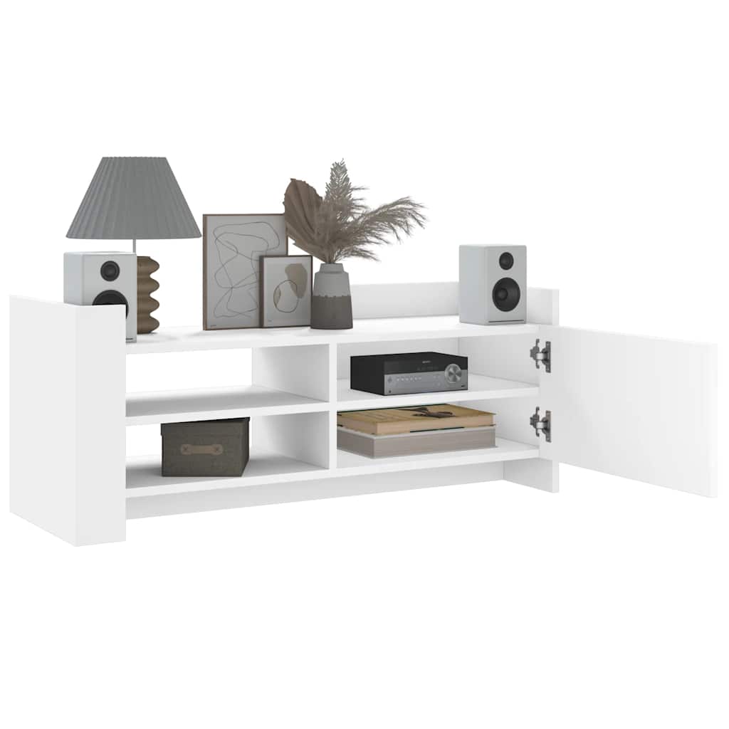 Mobile Porta TV Bianco 100x35x40 cm in Legno Multistrato