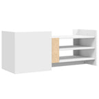Mobile Porta TV Bianco 100x35x40 cm in Legno Multistrato