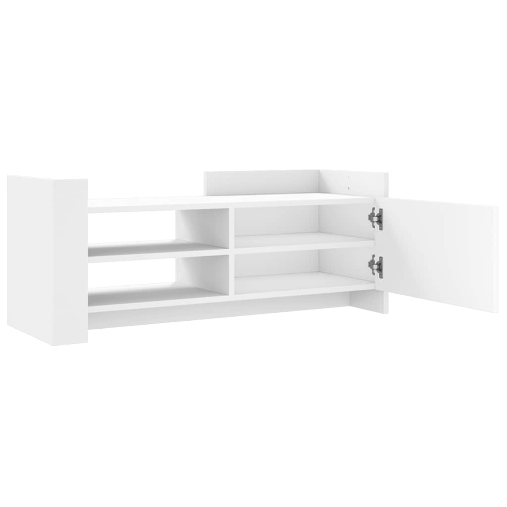 Mobile Porta TV Bianco 100x35x40 cm in Legno Multistrato