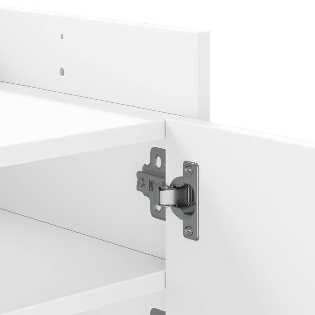 Mobile Porta TV Bianco 100x35x40 cm in Legno Multistrato