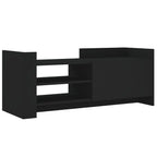 Mobile Porta TV Nero 100x35x40 cm in Legno Multistrato