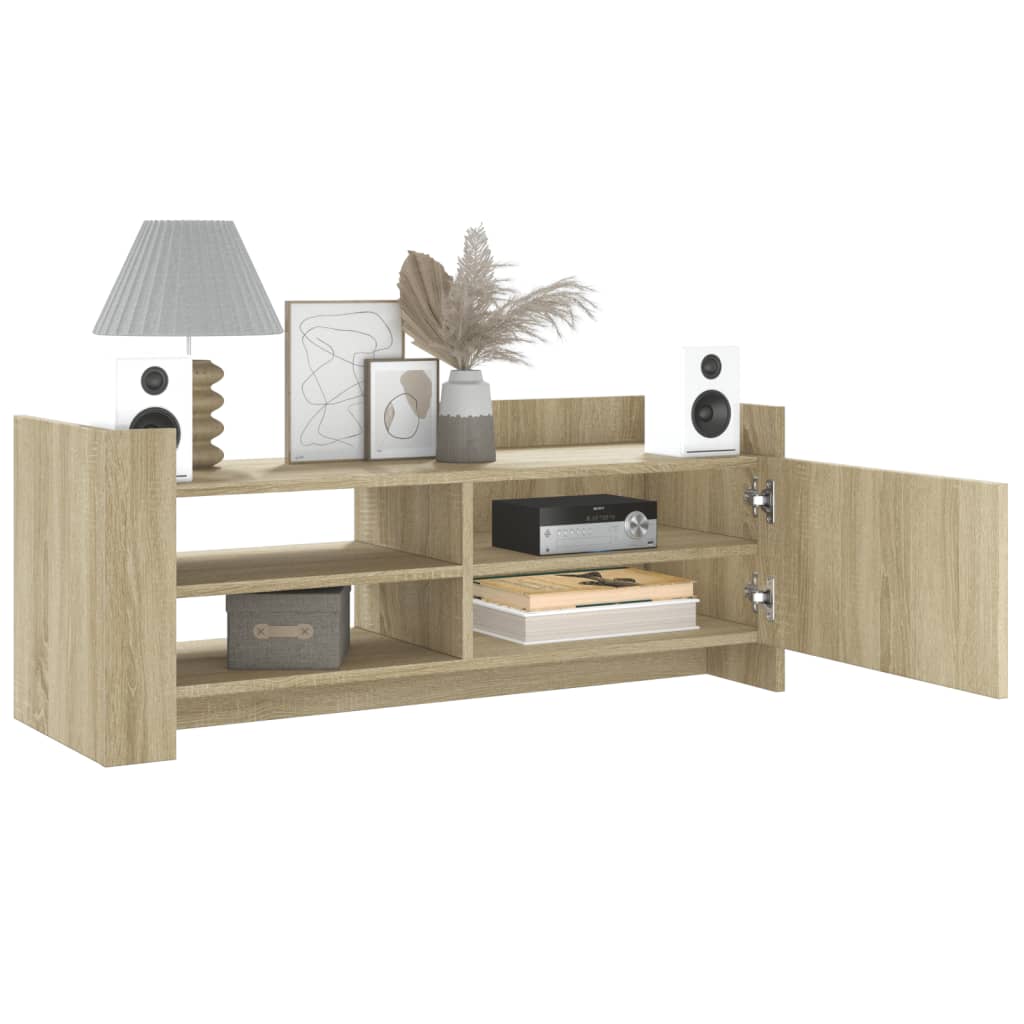 Mobile per TV Rovere Sonoma 100x35x40 cm Legno Multistrato