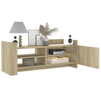 Mobile per TV Rovere Sonoma 100x35x40 cm Legno Multistrato