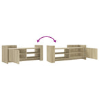 Mobile per TV Rovere Sonoma 100x35x40 cm Legno Multistrato
