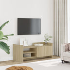 Mobile per TV Rovere Sonoma 100x35x40 cm Legno Multistrato