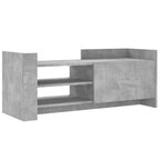 Mobile per TV Grigio Cemento 100x35x40 cm Legno Multistrato