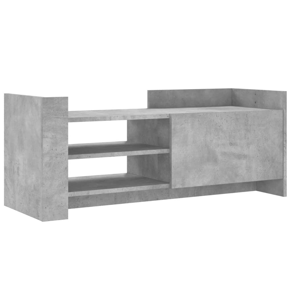 Mobile per TV Grigio Cemento 100x35x40 cm Legno Multistrato