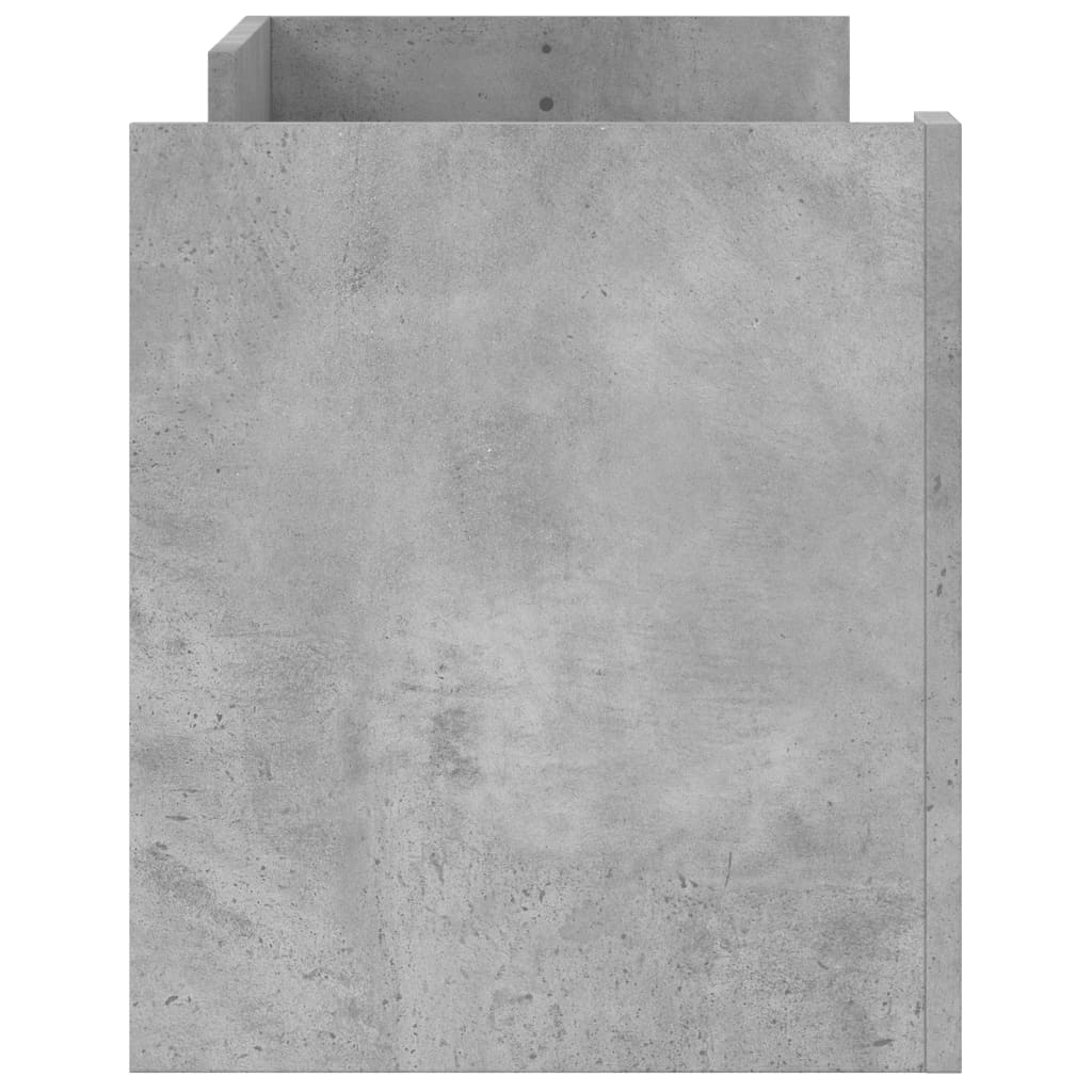 Mobile per TV Grigio Cemento 100x35x40 cm Legno Multistrato