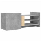 Mobile per TV Grigio Cemento 100x35x40 cm Legno Multistrato