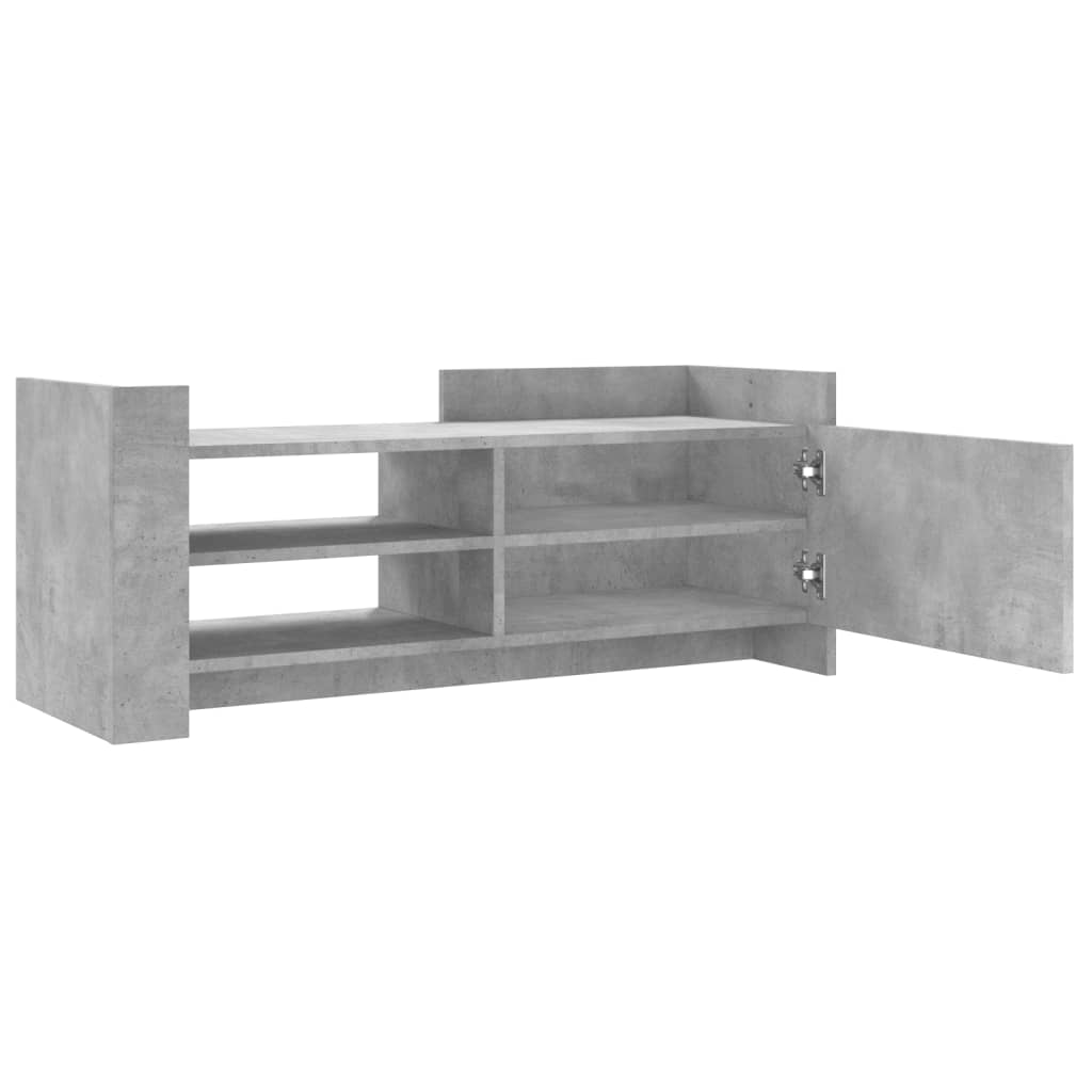 Mobile per TV Grigio Cemento 100x35x40 cm Legno Multistrato