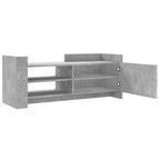 Mobile per TV Grigio Cemento 100x35x40 cm Legno Multistrato