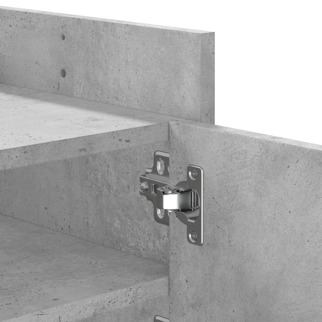 Mobile per TV Grigio Cemento 100x35x40 cm Legno Multistrato
