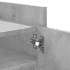 Mobile per TV Grigio Cemento 100x35x40 cm Legno Multistrato