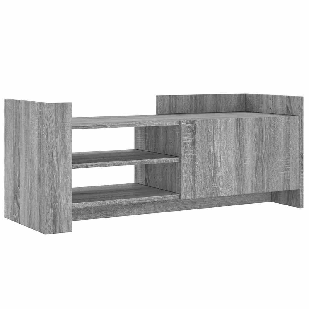 Mobile TV Grigio Sonoma 100x35x40 cm in Legno Multistrato