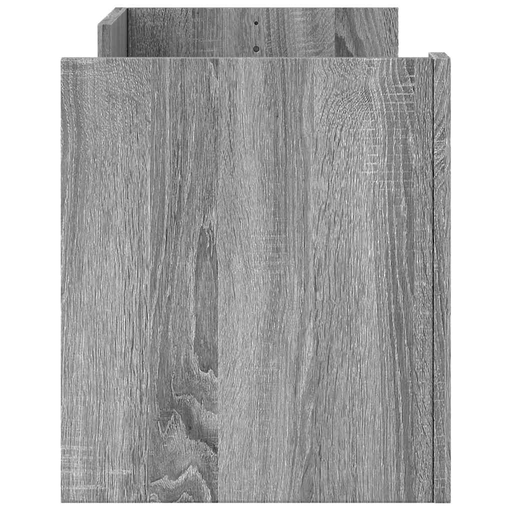 Mobile TV Grigio Sonoma 100x35x40 cm in Legno Multistrato