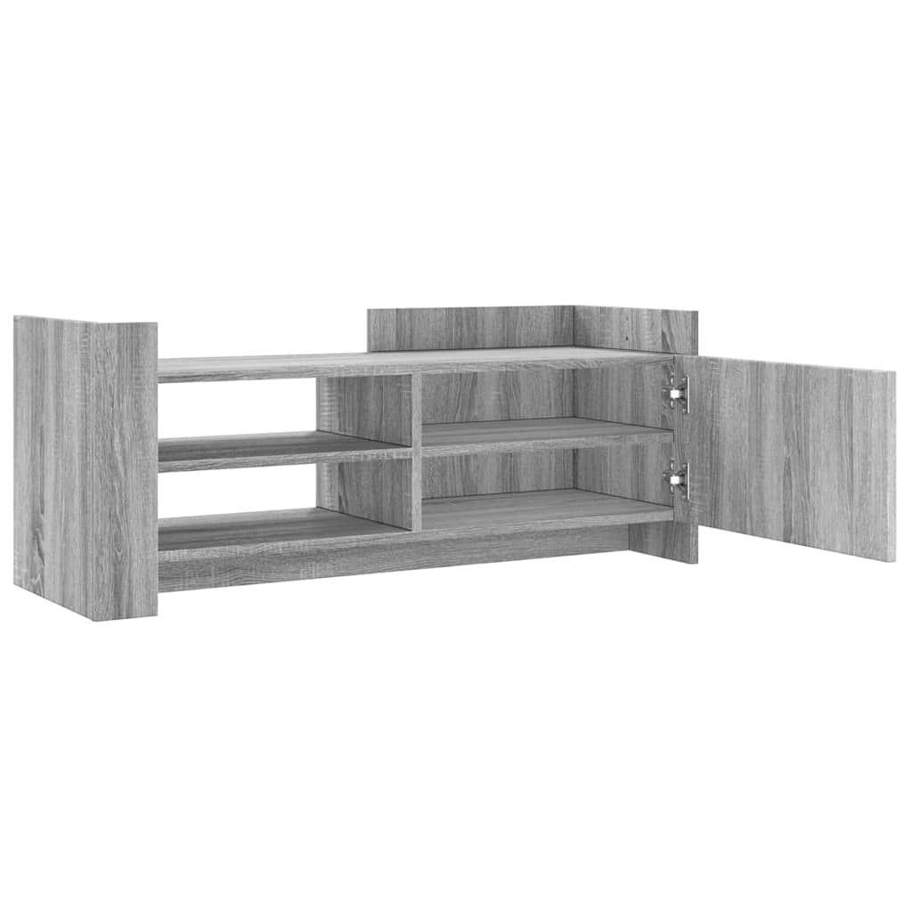 Mobile TV Grigio Sonoma 100x35x40 cm in Legno Multistrato
